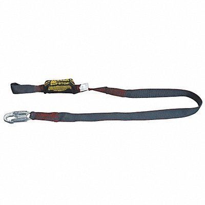 Shock-Absorbing Lanyard Black MPN:933K-Z7/6FTBK