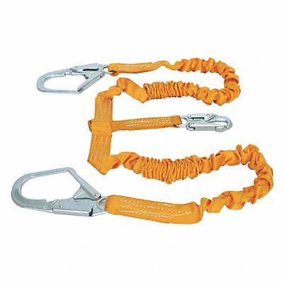 Shock-Absorbing Lanyard Orange MPN:T5122SS-Z7/6FTAF