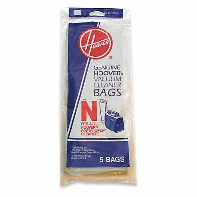 Vacuum Bag Paper 1-Ply Reusable PK5 MPN:4010038N