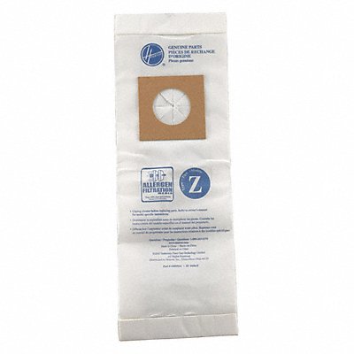 Vacuum Bag Paper 2-Ply Reusable MPN:4010075Z