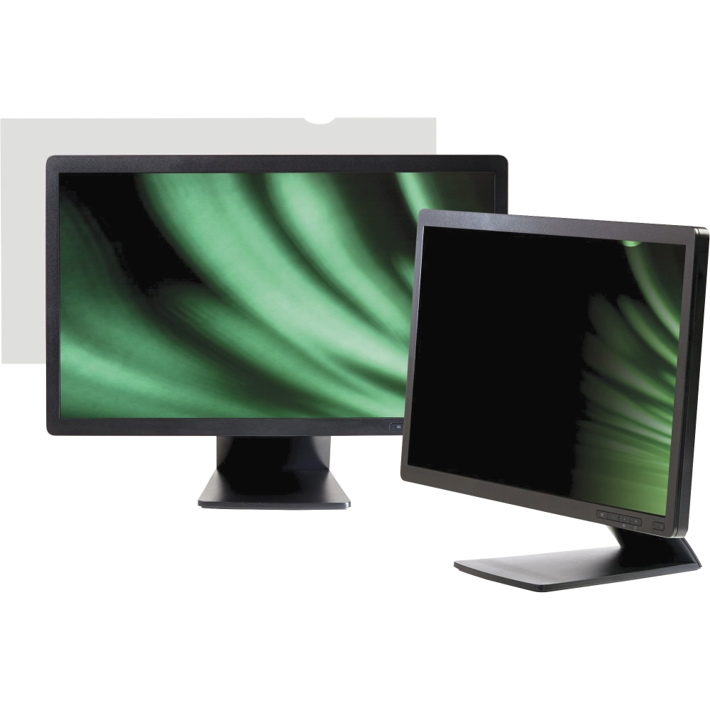 Business Source Widescreen Frameless Privacy Filter Black - For 19in Widescreen LCD Monitor - 16:10 - Anti-glare - 1 Pack MPN:59350