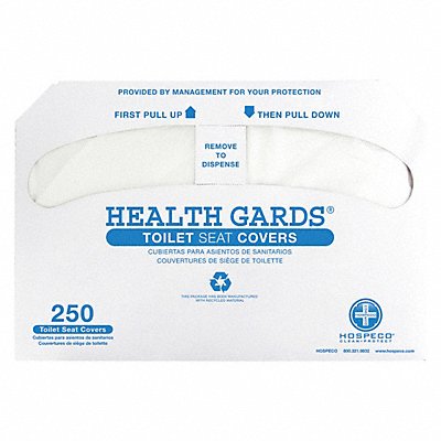 Toilet Seat Cover Half Fold PK20 MPN:HG-5000