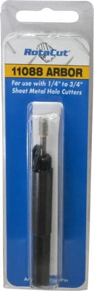 Hole Saw Arbor: Straight Shank, Pin Pilot MPN:11088