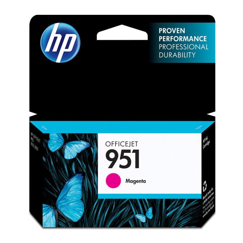 HP 951 Magenta Ink Cartridge, CN051AN (Min Order Qty 2) MPN:CN051AN