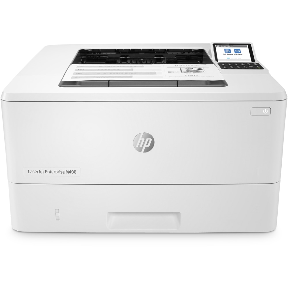 HP LaserJet Enterprise M406dn Laser Monochrome Printer MPN:3PZ15A#BGJ