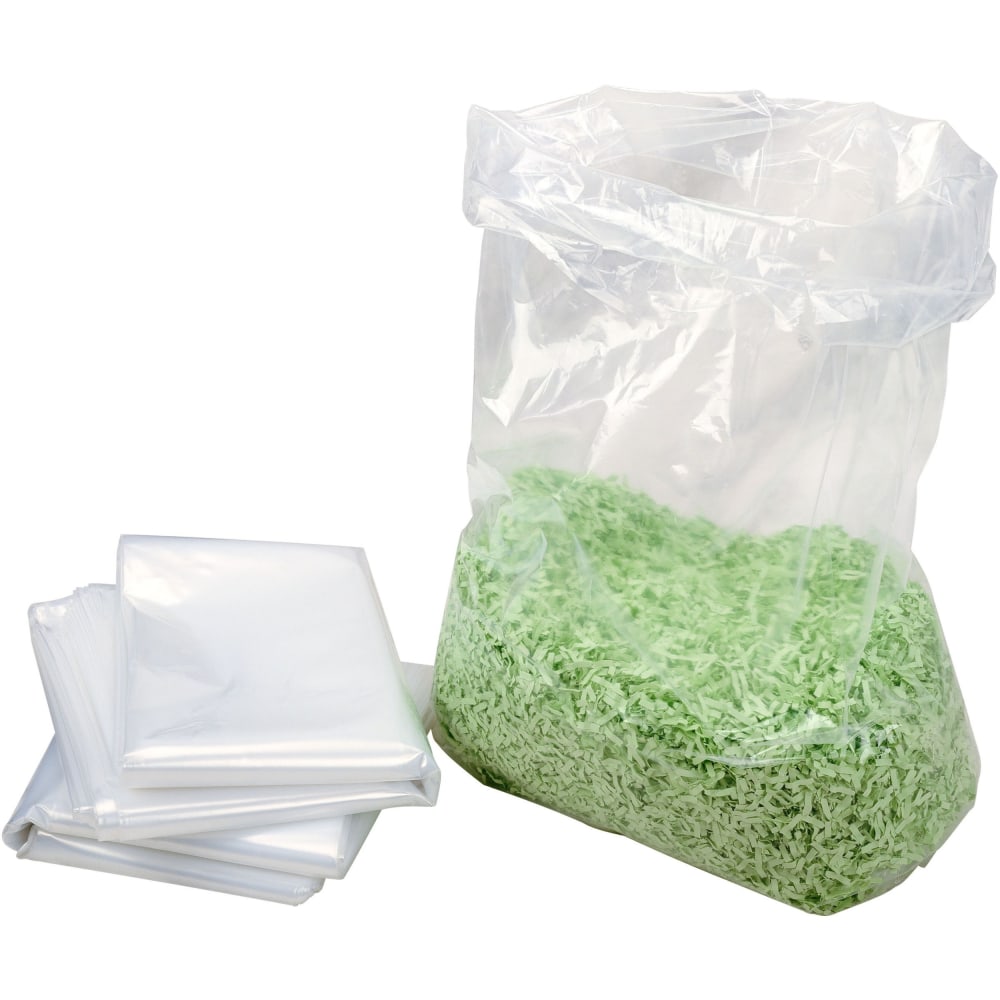 HSM Shredder Bags For Classic 125, Securio B26/B32/B34/AF500, Pure 530/630, 34 Gallons, Clear, Roll Of 100 Bags (Min Order Qty 2) MPN:M3310000004