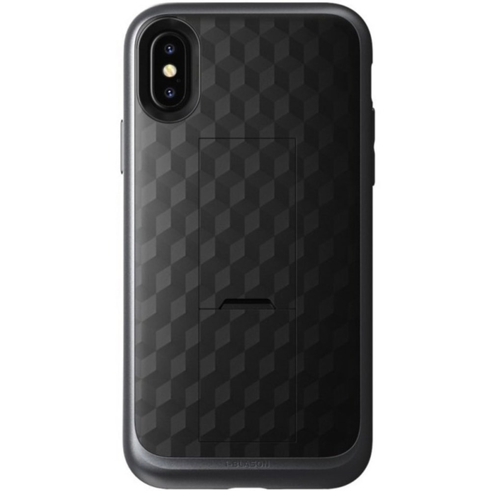 i-Blason Transformer - Back cover for cell phone - black (Min Order Qty 3) MPN:IPHX-TRANSF-BK