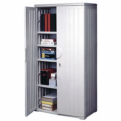 Storage Cabinet HDPE Platinum 72 In MPN:92573