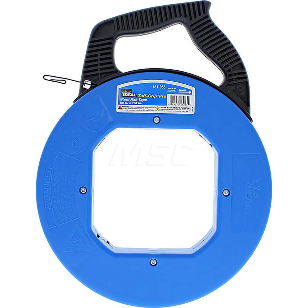 Fish Tape, Tape Type: Fish , Material: Blued-Steel , Tape Width (Decimal Inch): 1/8  MPN:31-055