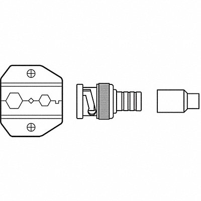 Crimping Die Connector Type BNC TNC MPN:30-573