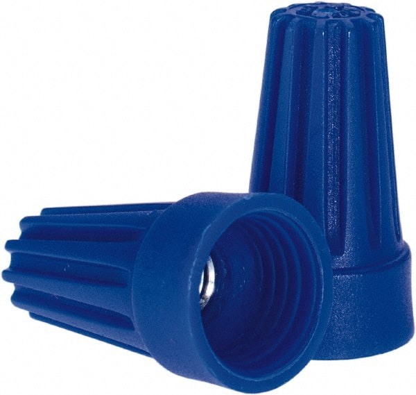 Standard Twist-On Wire Connector: Blue, Flame-Retardant, 3 AWG MPN:WT2-B