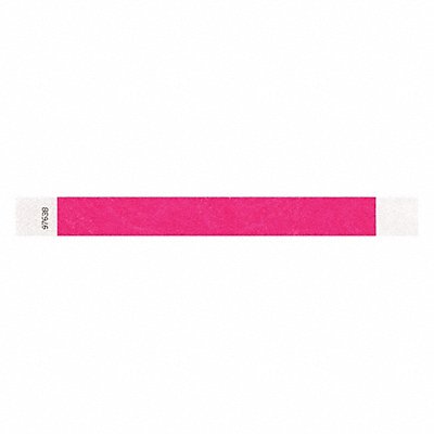 ID Wristband Adhesive Pink 1 in W PK500 MPN:T2-07