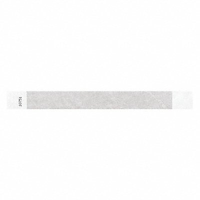 ID Wristband Adhesive Silver 1in W PK500 MPN:T2-12