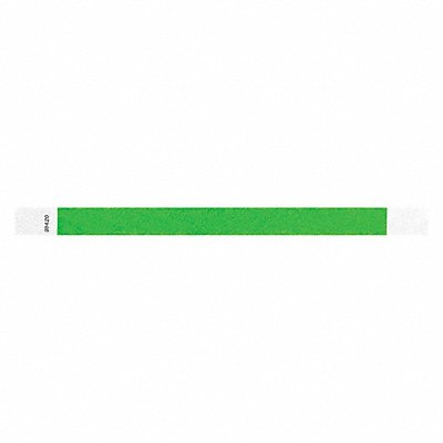 ID Wristband Tyvek Light Green PK500 MPN:T3-01