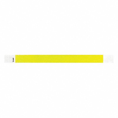 ID Wristband Tyvek Light Yellow PK500 MPN:T3-02