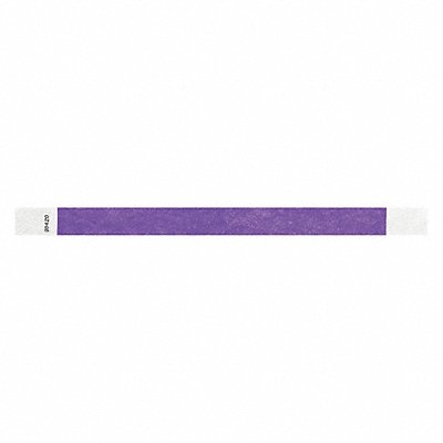 ID Wristband Adhesive Purple PK500 MPN:T3-08