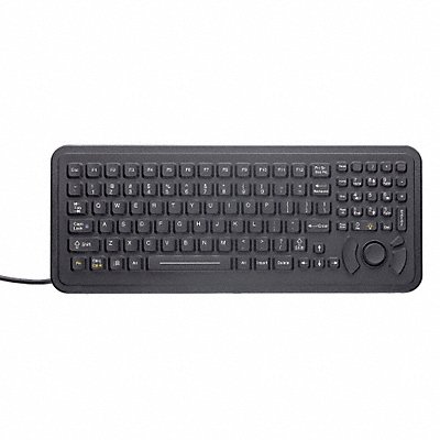 Panel Mount Rugged Keyboard MPN:PM-102-FSR-USB