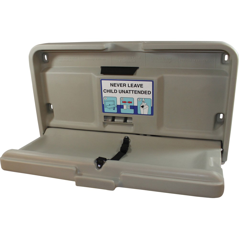 Impact Baby Changing Table - 50 lb Capacity - 4in Height x 20in Width x 35in Length - Gray - 1 Each MPN:1170