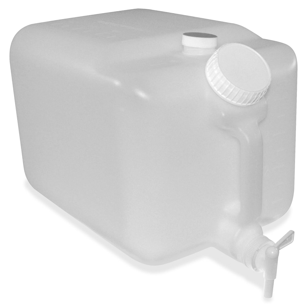 E-Z Fill E-Z Fill Container - External Dimensions: 16in Length x 10in Width x 9.5in Height - 5 gal - Plastic - Translucent - For Chemical - 1 Each (Min Order Qty 3) MPN:7576