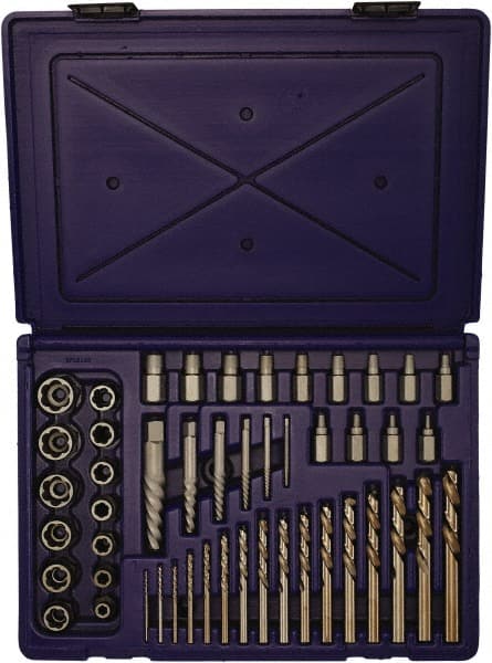 Screw Extractor & Drill: 48 Pc MPN:3101010