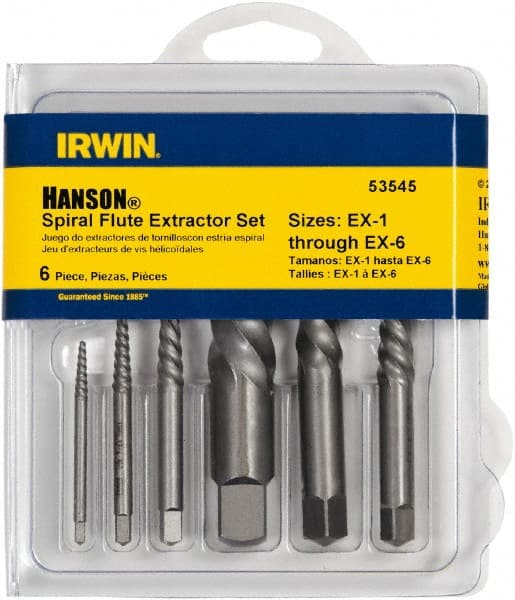 Bolt & Screw Extractor Set: MPN:53545