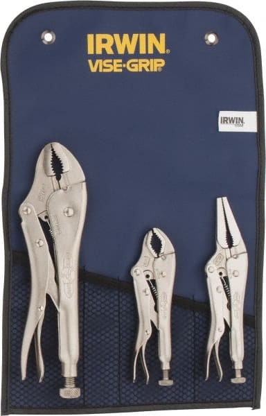 Plier Set: 3 Pc, Locking Pliers MPN:73