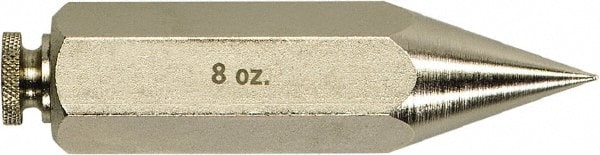 Plumb Bobs, Weight (oz.): 8.00 , Material: Steel , Replaceable Tip: No  MPN:13085
