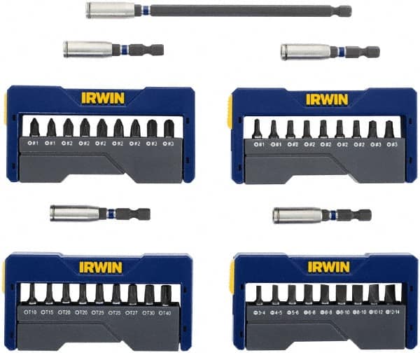 41 Piece, Phillips, Square, Torx, Slotted Handle, Insert Bit Set MPN:1899932