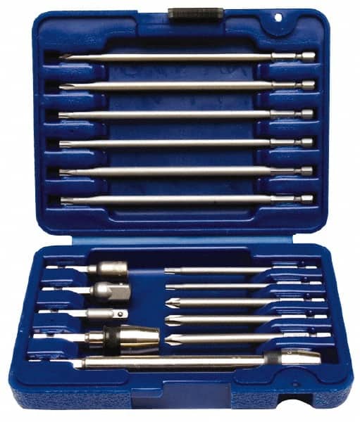 Power Screwdriver Bit Set 34 Pc, 1/4, 3/8 & 1/2