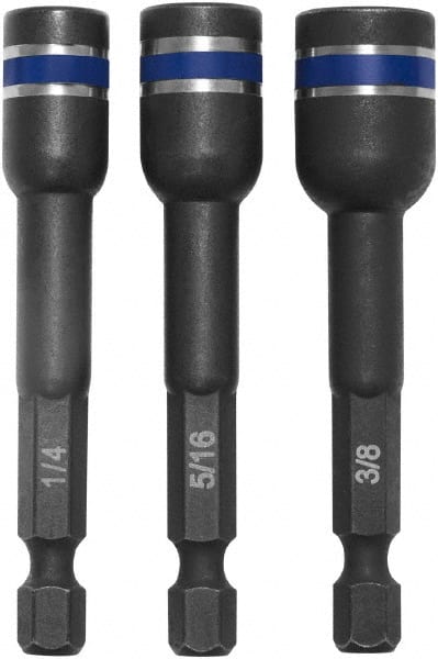 Power Screwdriver Bit Set Hex: 3 Pc MPN:IWAF343-3