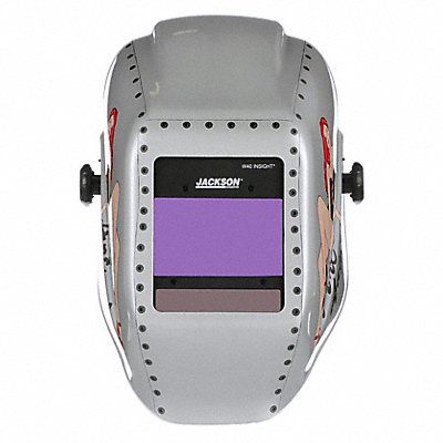 Welding Helmet Silver Clear Lens MPN:46130