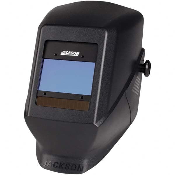 Welding Helmet: Black, Thermoplastic, Shade 9 to 13, Ratchet Adjustment MPN:46129