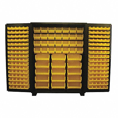 Bin Cabinet Louvered 78 H 60 W 24 D MPN:DF260BL