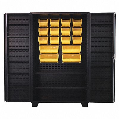 Bin Cabinet Shelving 78 H 48 W 24 D MPN:DW248BL