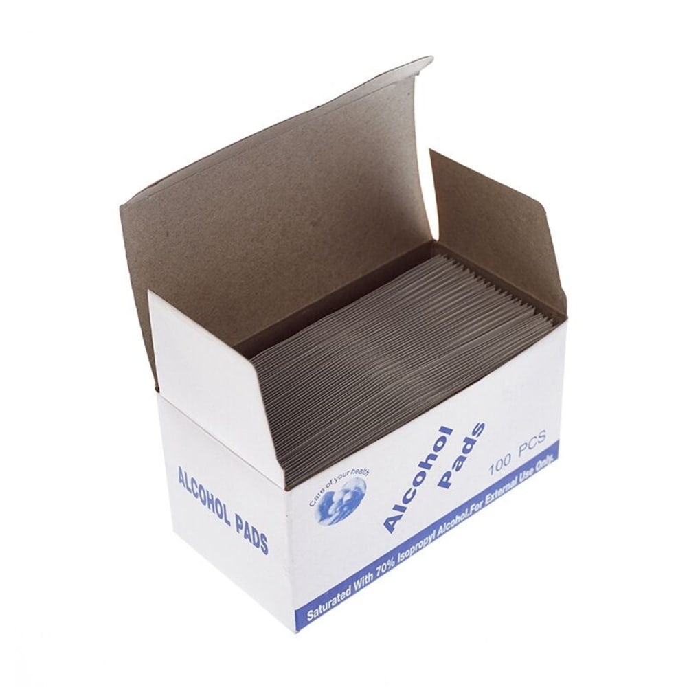 me4kidz Alcohol Prep Pads, Box Of 100 Pads (Min Order Qty 14) MPN:17001