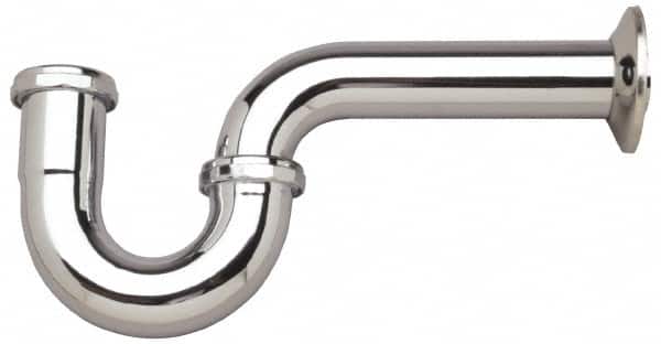 1-1/2 Outside Diameter, 17 Gauge, P Trap with Wall Pipe MPN:U105