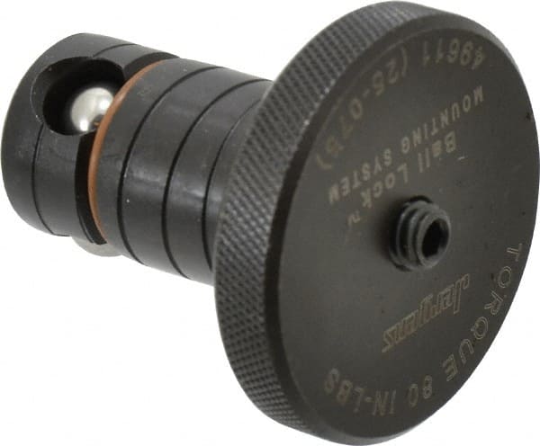 Modular Fixturing Shank: Ball Lock, 25 mm Shank Dia, Steel MPN:49611