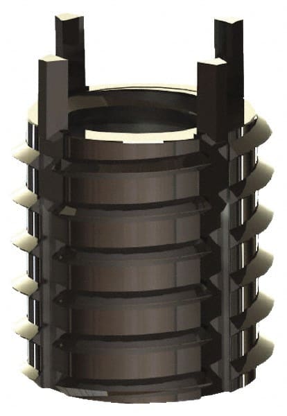 Thread Locking Insert: M10 x 1.5 Internal Thread, M16 x 1.5 External Thread, Metric Coarse, 16 mm OAL, Heavy-Duty Keylocking MPN:215-066367