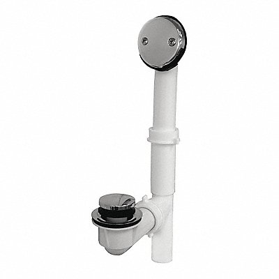 PVC Bathwaste Kit Tub. CP 2Hole 1-1/2 MPN:P37506