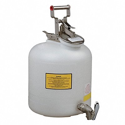 Disposal Can 5 gal White Polyethylene MPN:12772