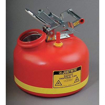 Disposal Can 2 gal Red Polyethylene MPN:14265