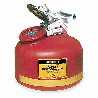 Disposal Can 2 gal Red Polyethylene MPN:14762