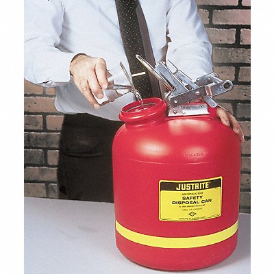 Disposal Can 5 gal Red Polyethylene MPN:14765