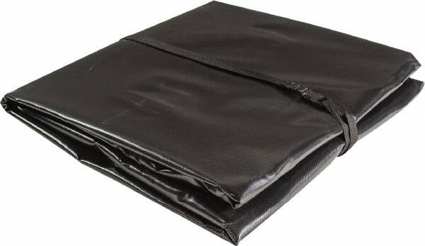 Tarp/Dust Cover: Black, Vinyl, 5' Long x 5' Wide MPN:28432