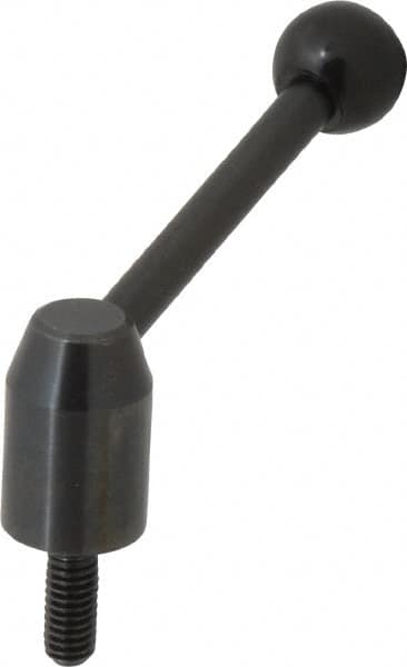Threaded Stud Adjustable Clamping Handle: 5/16-18 Thread, 0.53