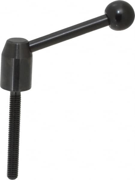 Threaded Stud Adjustable Clamping Handle: 5/16-18 Thread, 0.53