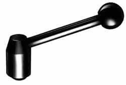 Tapped Insert Adjustable Clamping Handle: 5/16-18 Thread, 0.53
