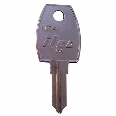 Key Blank Brass 1674 PK10 MPN:1674