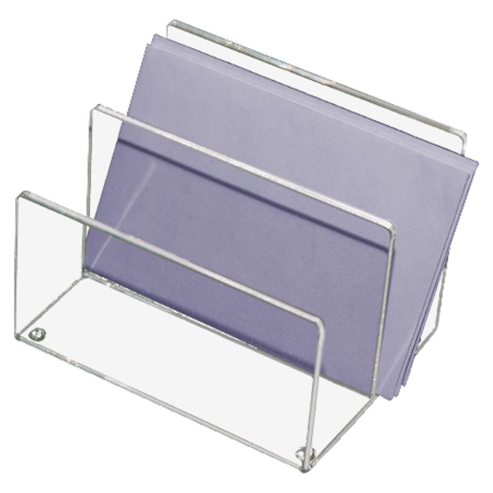 Kantek Mini Sorter, 4in x 4 1/8in x 6 5/16in, Clear (Min Order Qty 4) MPN:AD50