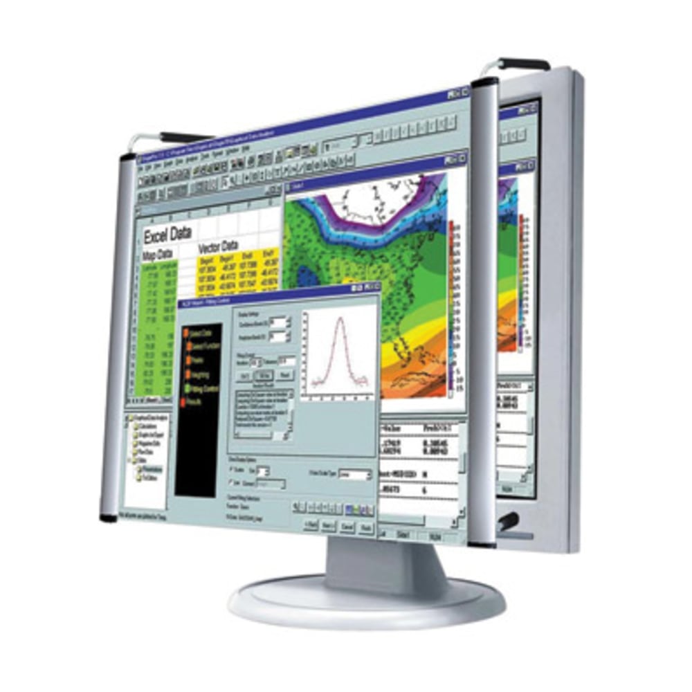 Kantek Lcd Monitor Magnifier 17in - Magnifying Area 14.50in Width x 12.38in Length - Overall Size 12.9in Height x 7in Width MPN:MAG17L